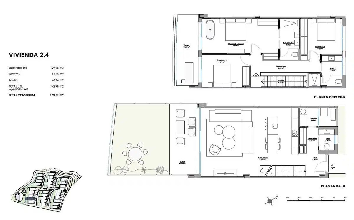 3-Zimmer-Reihenhaus mit 2 Badezimmern, Meerblick und privatem Garten in der Nähe von Fuengirola