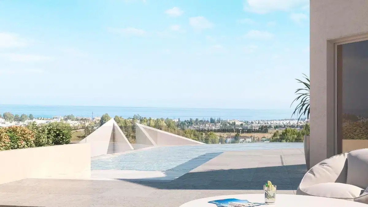 4-Zimmer, 2-Bad Wohnung mit Dachpool und Panoramablick in Nueva Andalucía