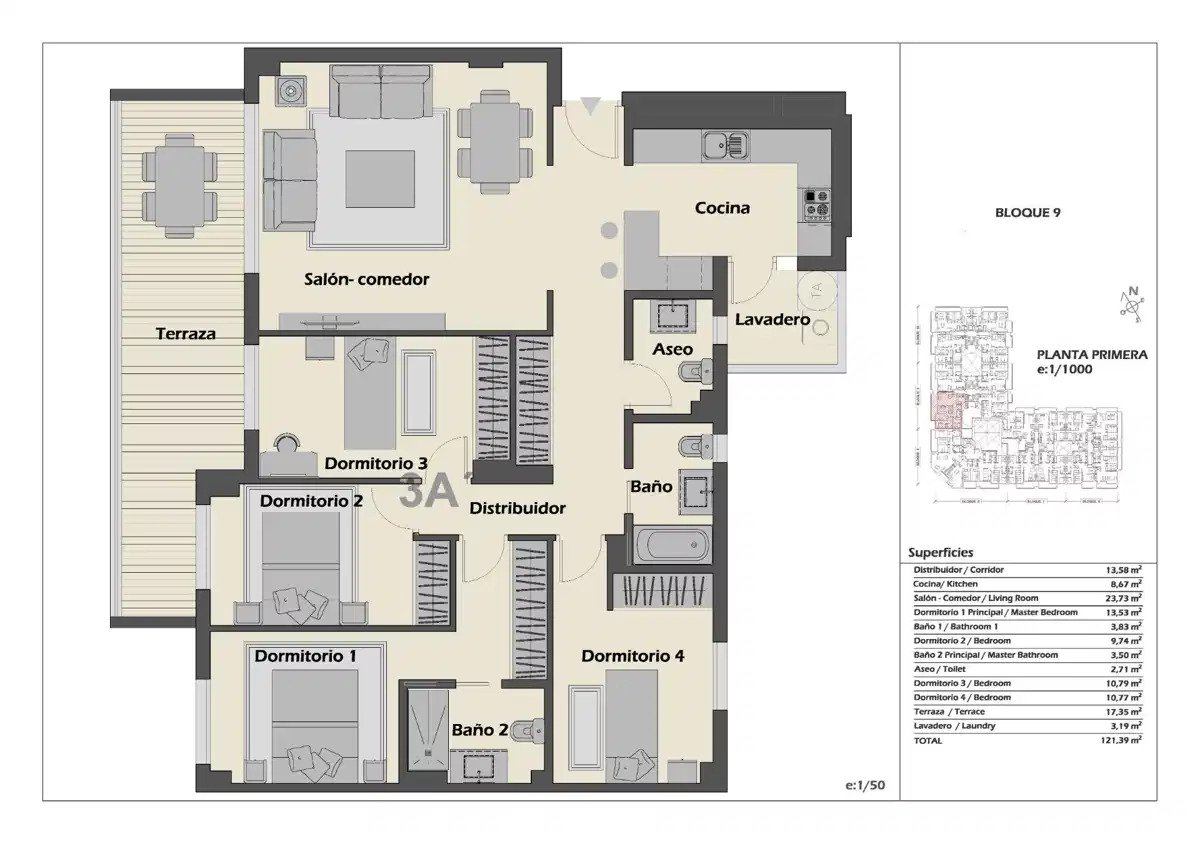 4-Zimmer, 2-Bad Wohnung mit Dachpool und Panoramablick in Nueva Andalucía