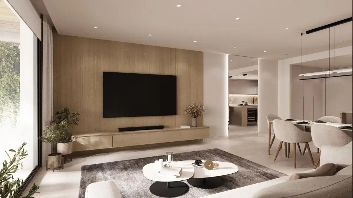3-Zimmer, 2-Bad Modernes Apartment mit Panoramablick auf das Meer in der Neuen Goldenen Meile