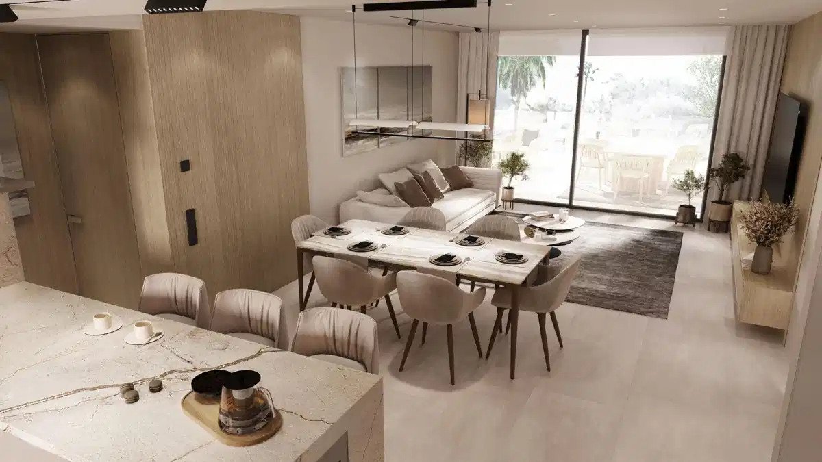 3-Zimmer, 2-Bad Modernes Apartment mit Panoramablick auf das Meer in der Neuen Goldenen Meile