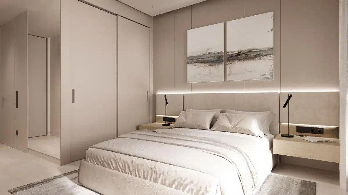 3-Zimmer, 2-Bad Modernes Apartment mit Panoramablick auf das Meer in der Neuen Goldenen Meile