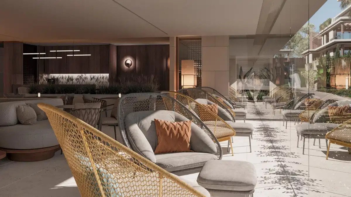 3-Zimmer, 2-Bad Modernes Apartment mit Panoramablick auf das Meer in der Neuen Goldenen Meile