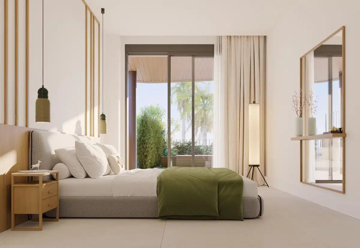 2-Zimmer, 2-Bad Wohnung im Erdgeschoss mit mediterranen Ausblicken in El Higuerón