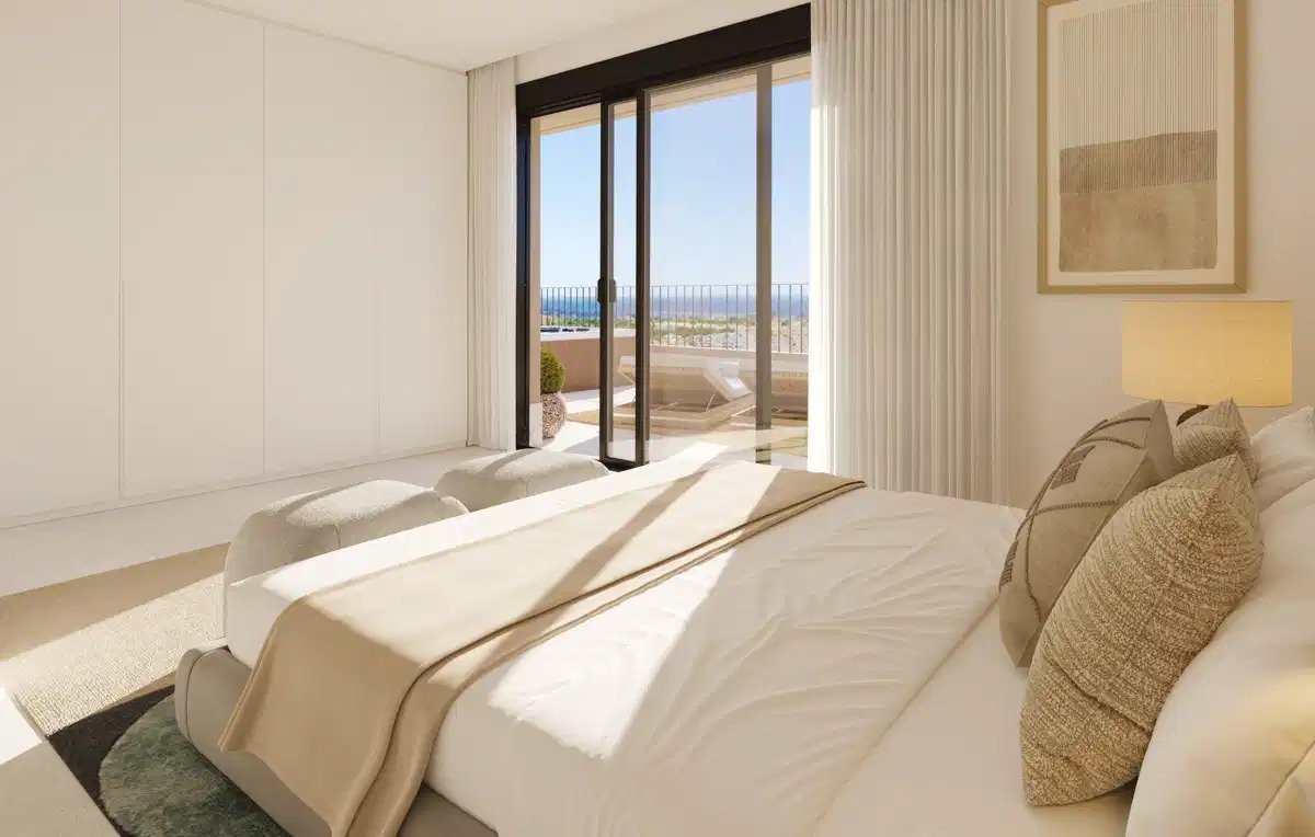 2-Zimmer, 2-Bad Wohnung im Erdgeschoss mit mediterranen Ausblicken in El Higuerón