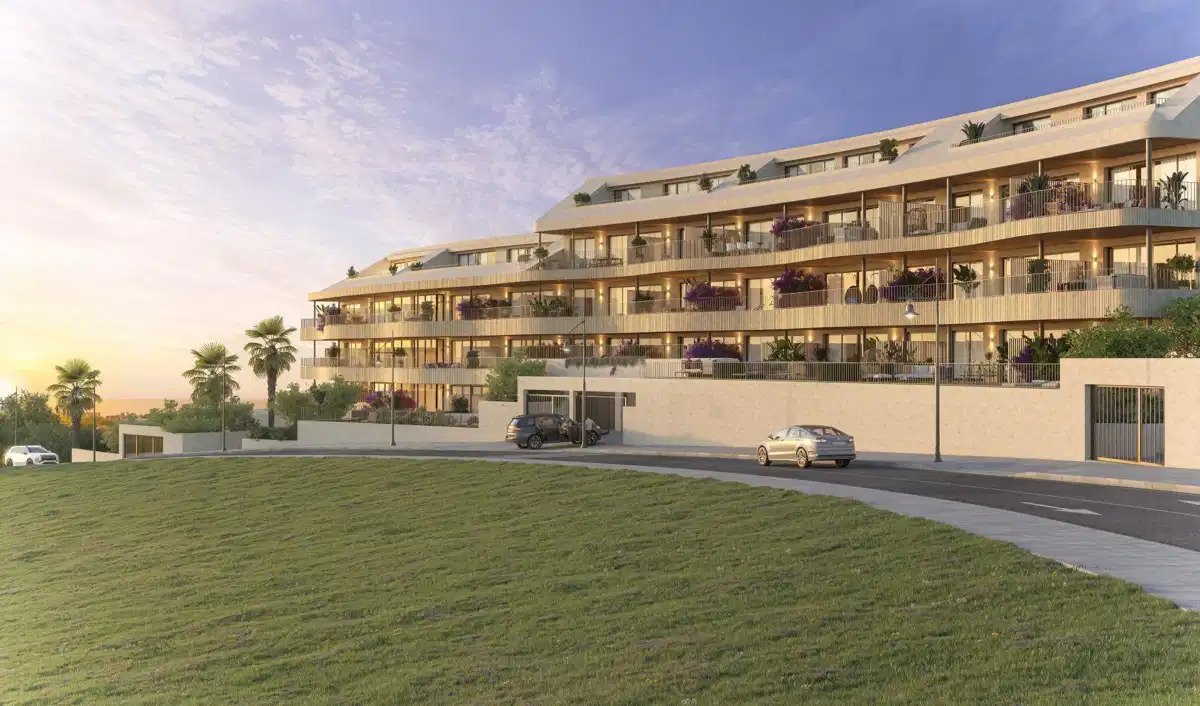 2-Zimmer, 2-Bad Wohnung im Erdgeschoss mit mediterranen Ausblicken in El Higuerón