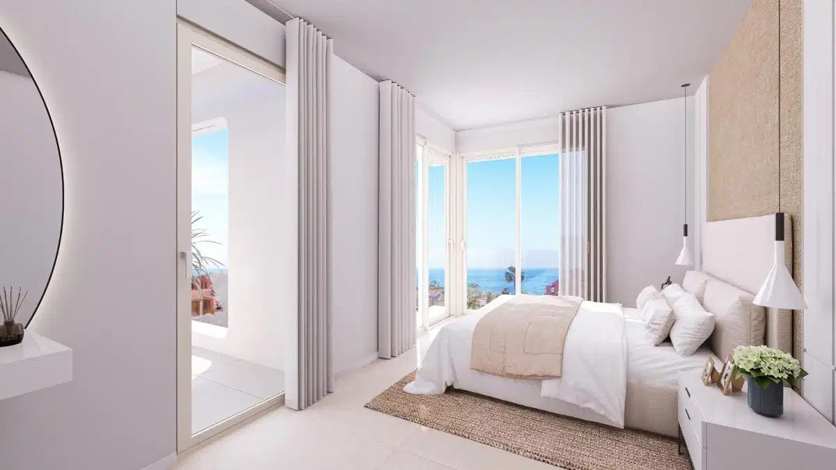 2-Zimmer, 2-Bad Wohnung mit Meerblick und großzügigen Terrassen in der Nähe von Estepona