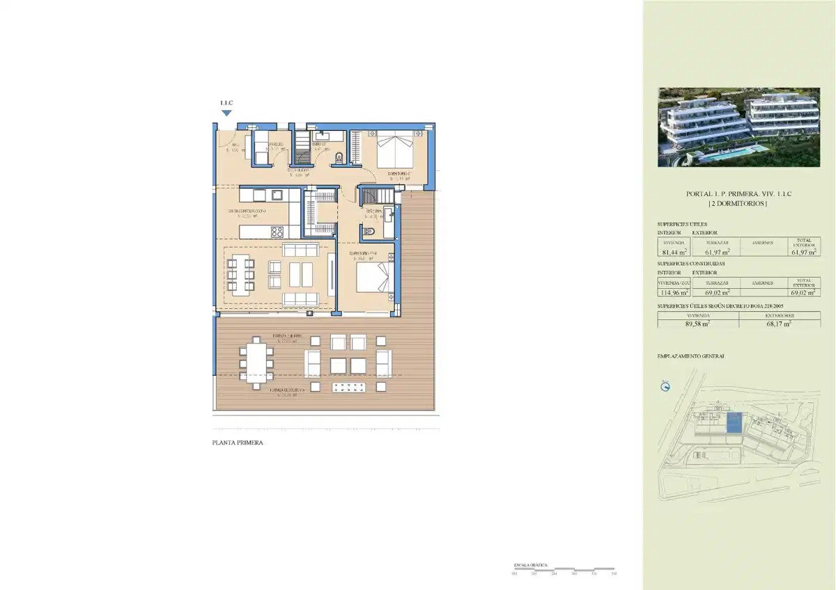 2-Zimmer, 2-Bad Wohnung mit Meerblick und großzügigen Terrassen in der Nähe von Estepona