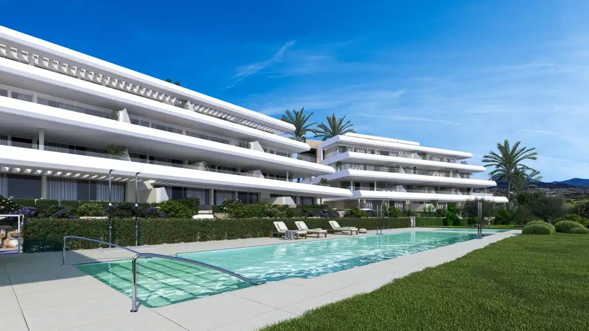 3-Zimmer, 2-Bad-Penthouse mit großzügigen Terrassen und Meerblick in der Nähe von Estepona