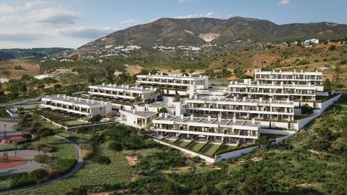 3-Zimmer, 2-Bad Luxus-Reihenhaus mit Meerblick in El Higueron, Fuengirola