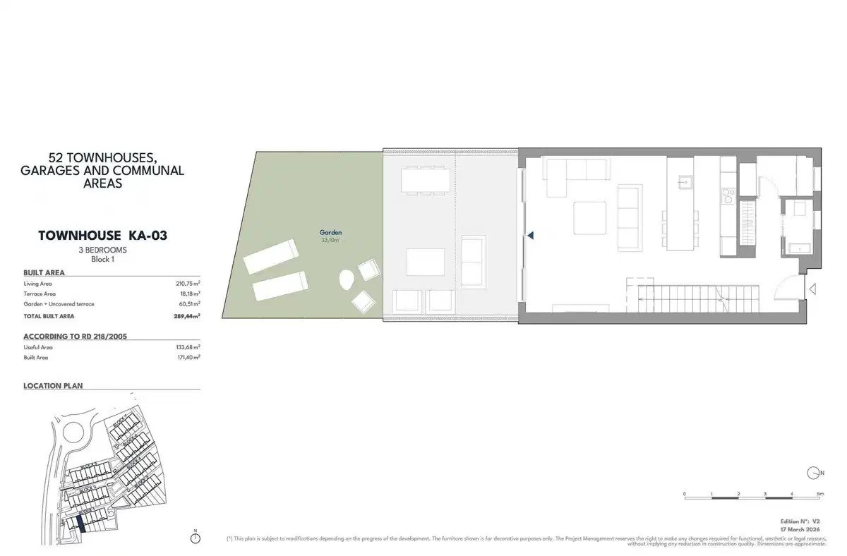 3-Zimmer, 2-Bad Luxus-Reihenhaus mit Meerblick in El Higueron, Fuengirola