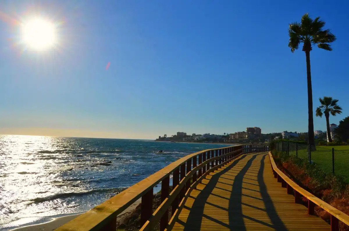 2-Zimmer, 2-Bad Penthouse mit Panoramablick auf das Meer in Las Lagunas de Mijas