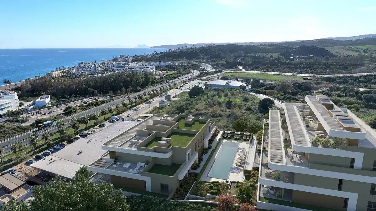 3-Zimmer, 2-Bad-Penthouse mit Meerblick und luxuriösen Annehmlichkeiten in Estepona