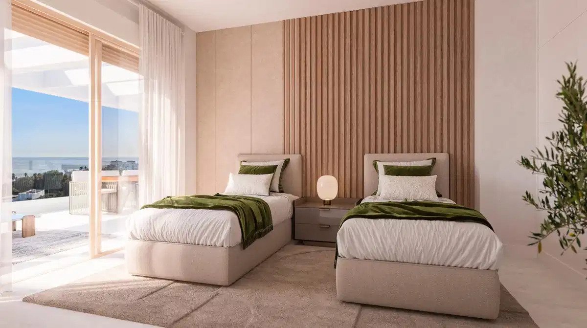 3-Zimmer, 2-Bad-Penthouse mit Meerblick und luxuriösen Annehmlichkeiten in Estepona