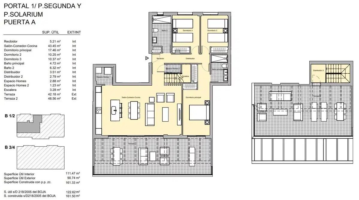 3-Zimmer, 2-Bad-Penthouse mit Meerblick und luxuriösen Annehmlichkeiten in Estepona