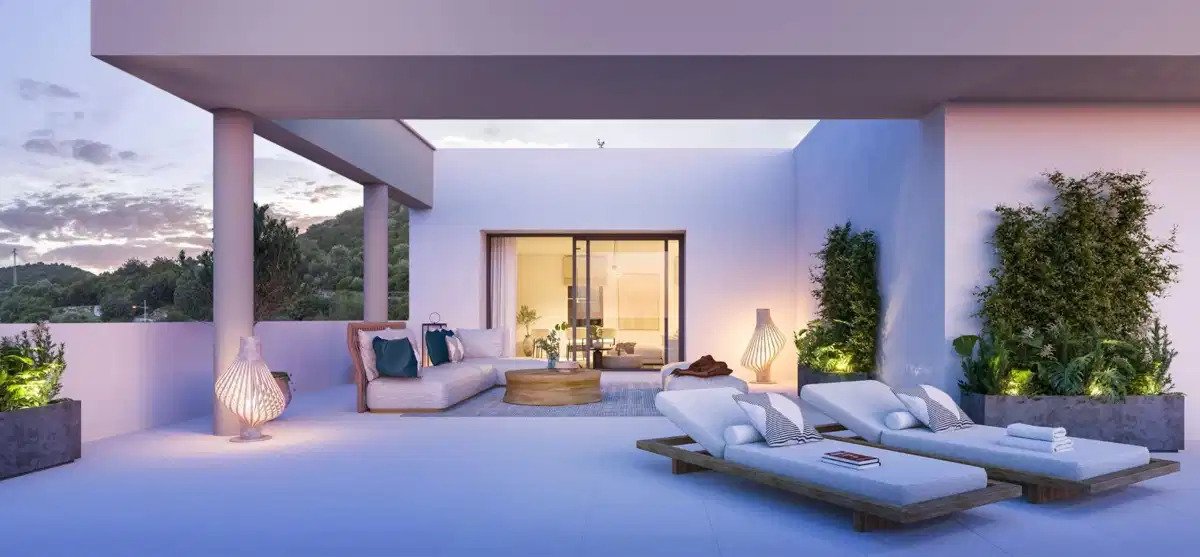 2-Zimmer, 2-Bad-Wohnung mit südlicher Ausrichtung und Resort-ähnlichen Annehmlichkeiten in der Nähe von Estepona