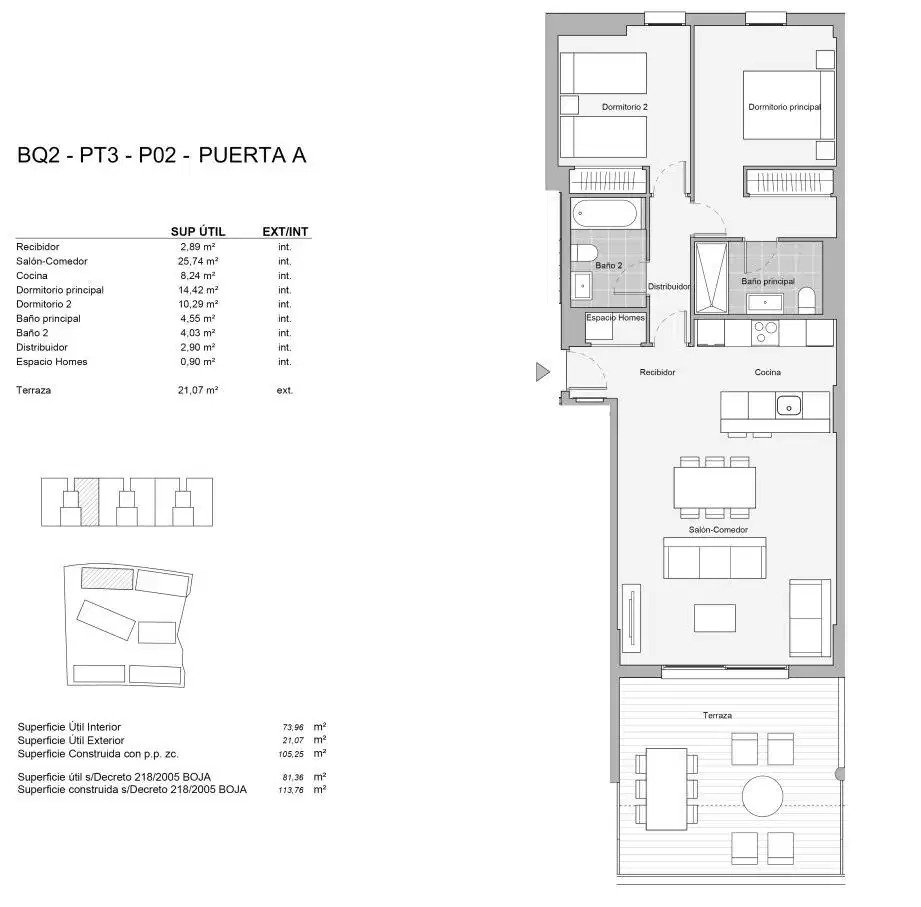 2-Zimmer, 2-Bad-Wohnung mit südlicher Ausrichtung und Resort-ähnlichen Annehmlichkeiten in der Nähe von Estepona