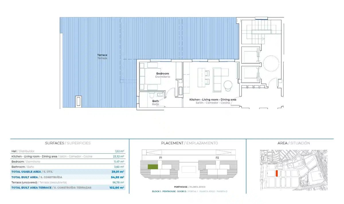 1-Zimmer, 1-Bad Modern Penthouse Apartments in Las Lagunas, Mijas Costa