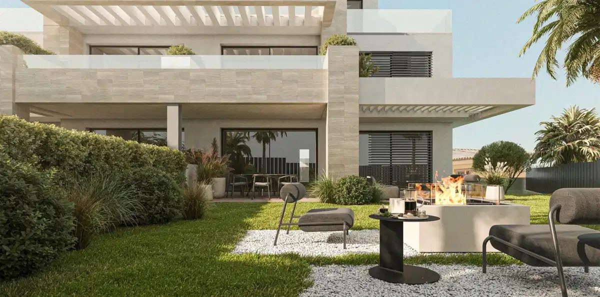 2-Zimmer, 2-Bad Luxuswohnung in der Nähe des Estepona-Strandes mit Panoramablick auf das Meer