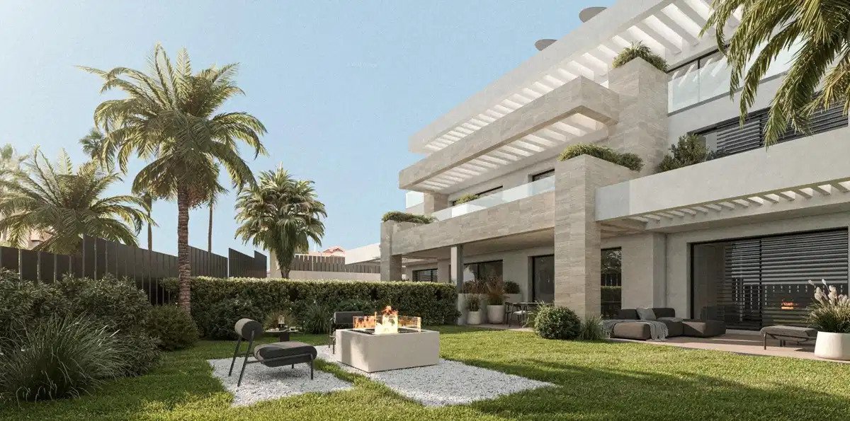 2-Zimmer, 2-Bad Luxuswohnung in der Nähe des Estepona-Strandes mit Panoramablick auf das Meer