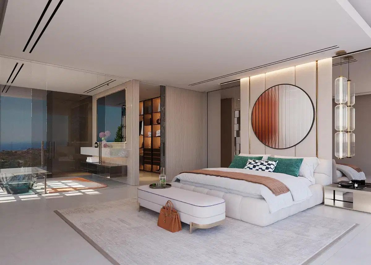 3-Zimmer, 3-Badezimmer Luxus-Reihenhäuser mit Panoramablick auf das Meer und den Golf in La Mairena