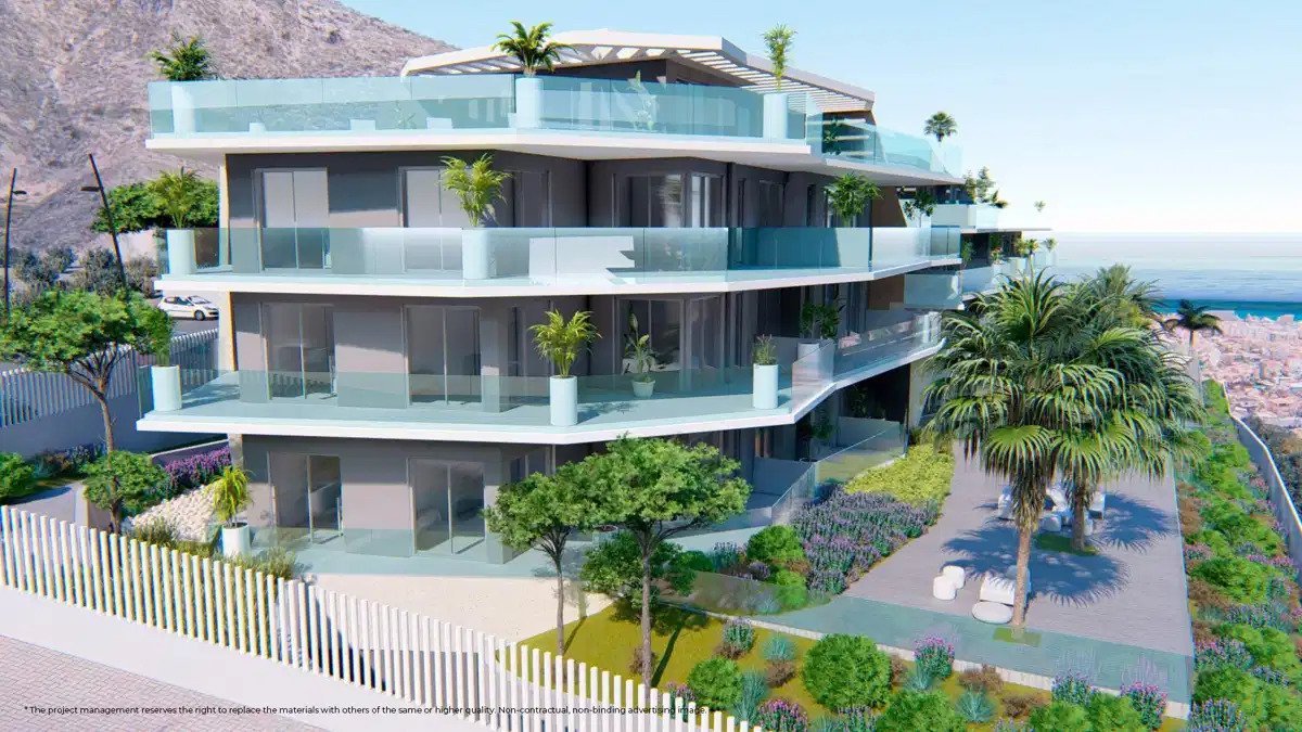 3-Zimmer, 2-Bad, Meerblick Neubauwohnung in Benalmádena