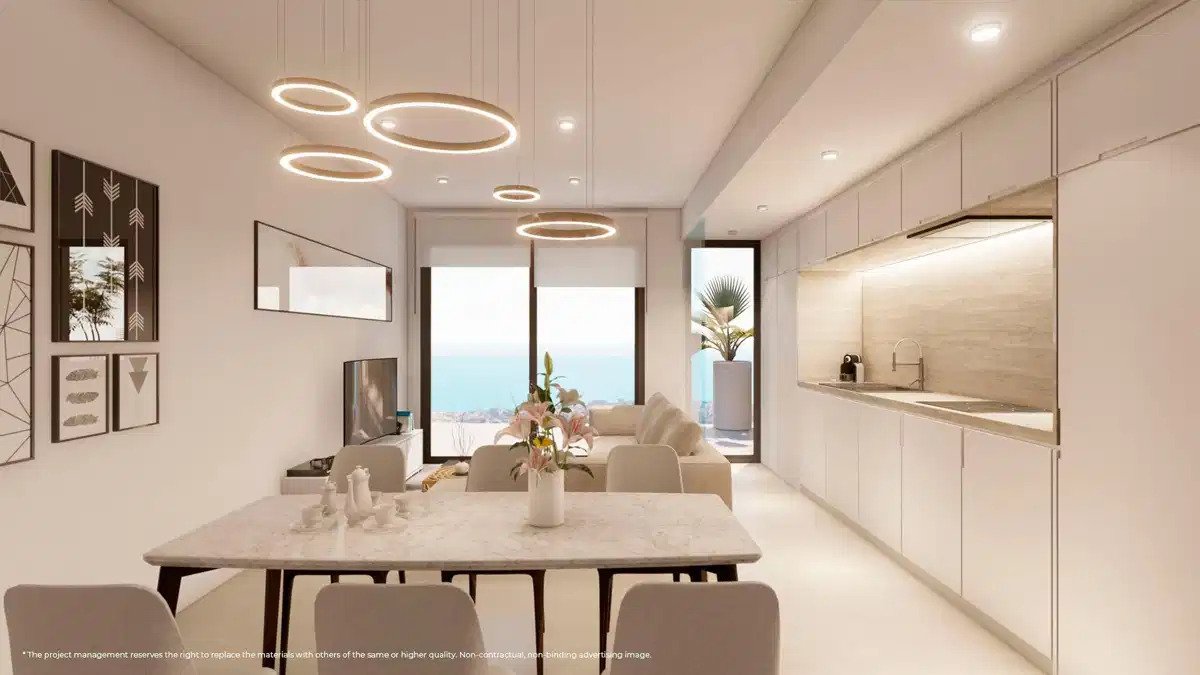 3-Zimmer, 2-Bad, Meerblick Neubauwohnung in Benalmádena
