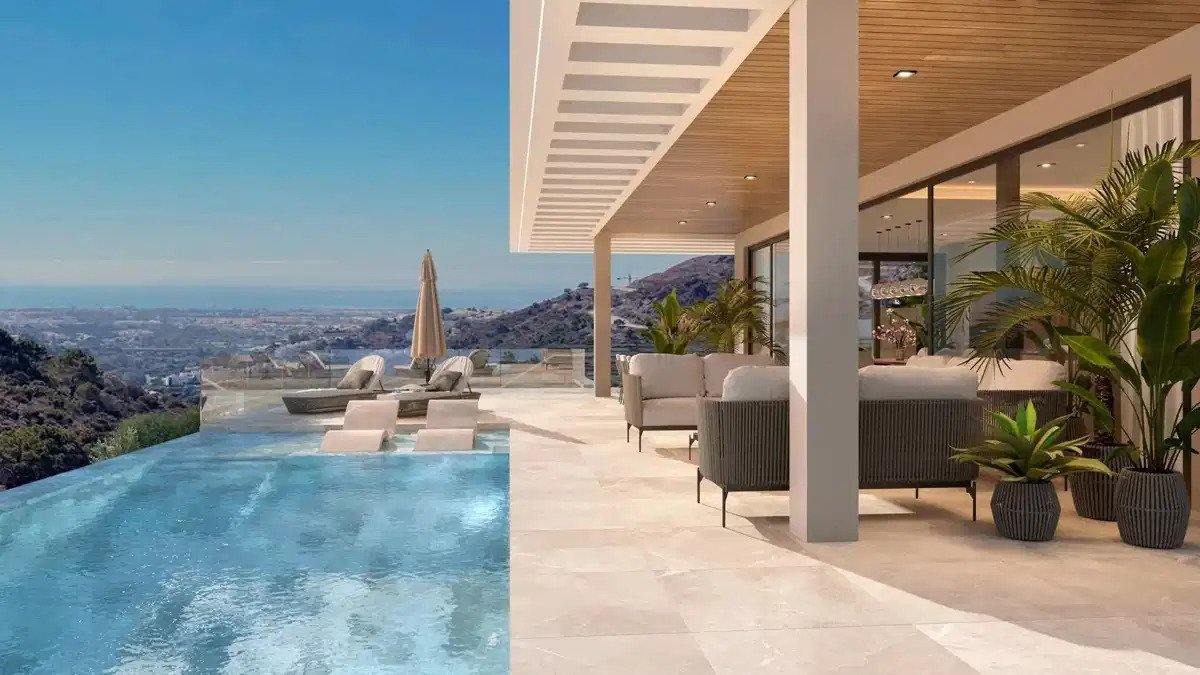 6-Schlafzimmer, 7-Badezimmer Luxusvilla mit Panoramablick auf das Meer in Benahavis