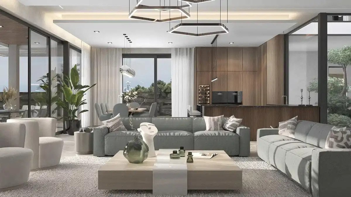 6-Schlafzimmer, 7-Badezimmer Luxusvilla mit Panoramablick auf das Meer in Benahavis