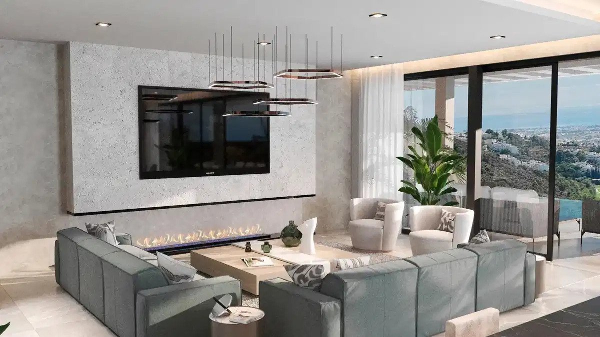 6-Schlafzimmer, 7-Badezimmer Luxusvilla mit Panoramablick auf das Meer in Benahavis