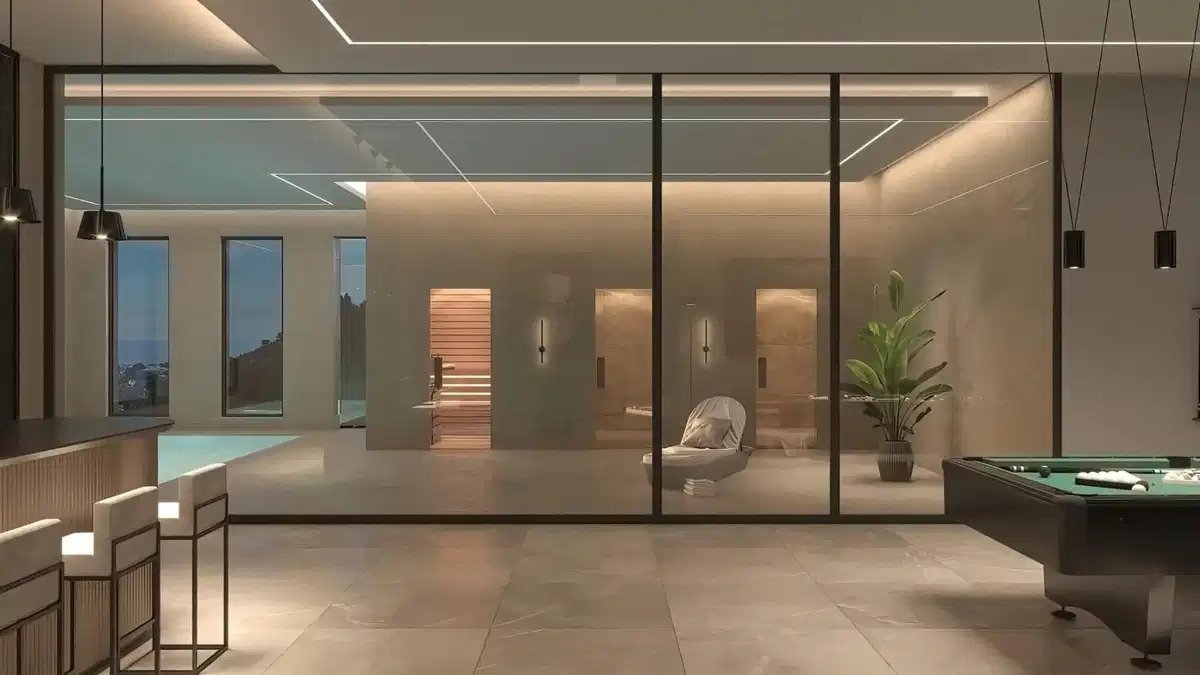 6-Schlafzimmer, 7-Badezimmer Luxusvilla mit Panoramablick auf das Meer in Benahavis