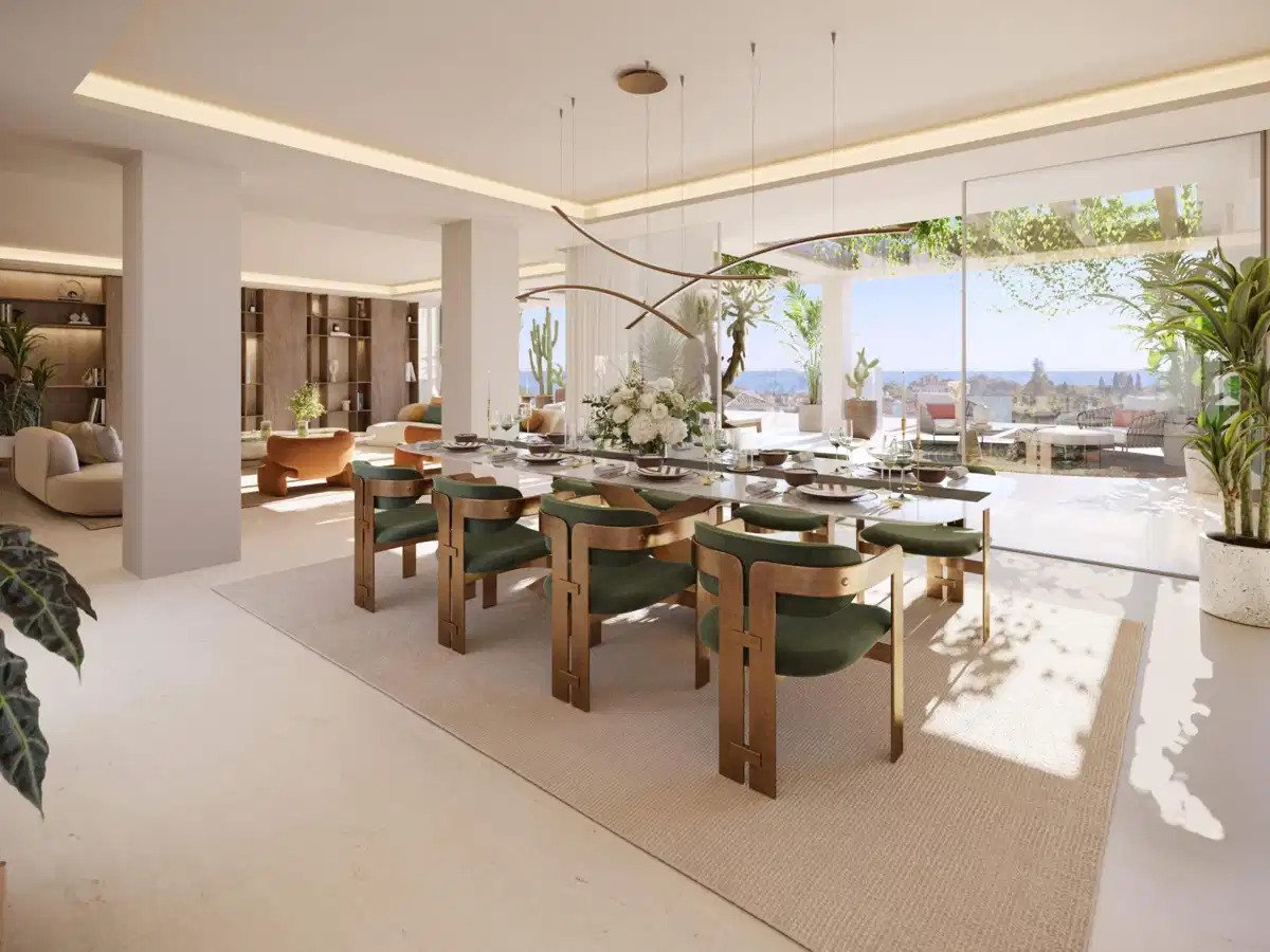 4-Zimmer, 5-Bad-Penthouse mit privatem Pool, Meer- und Bergblick an der Goldenen Meile von Marbella