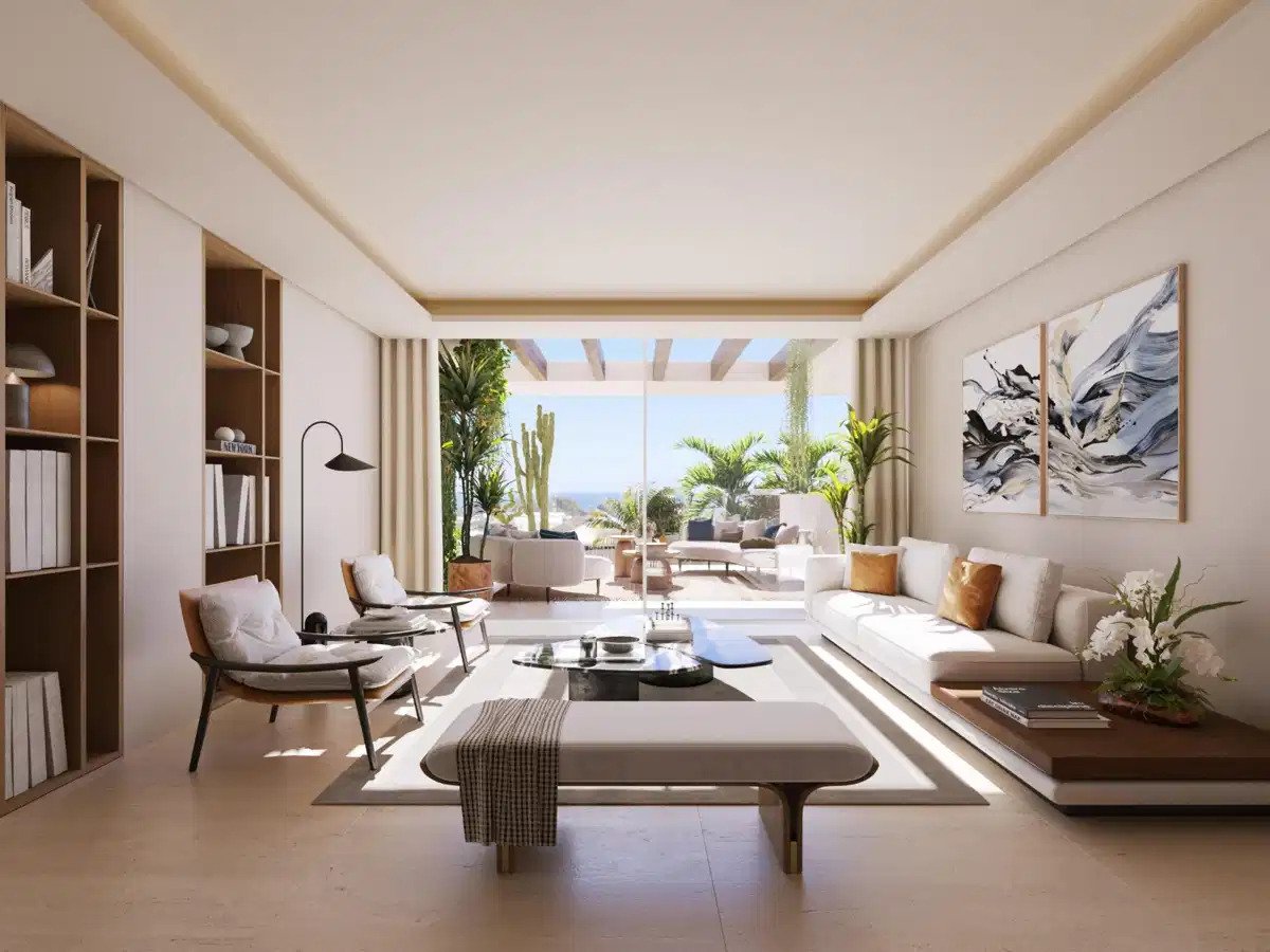 4-Zimmer, 5-Bad-Penthouse mit privatem Pool, Meer- und Bergblick an der Goldenen Meile von Marbella