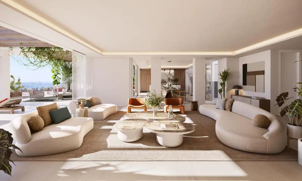 4-Zimmer, 5-Bad-Penthouse mit privatem Pool, Meer- und Bergblick an der Goldenen Meile von Marbella