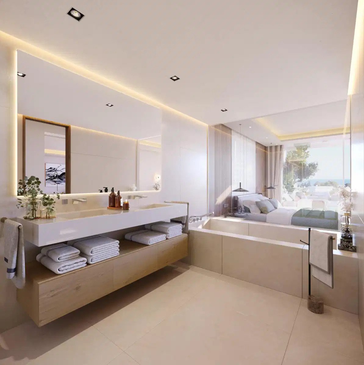 4-Zimmer, 5-Bad-Penthouse mit privatem Pool, Meer- und Bergblick an der Goldenen Meile von Marbella