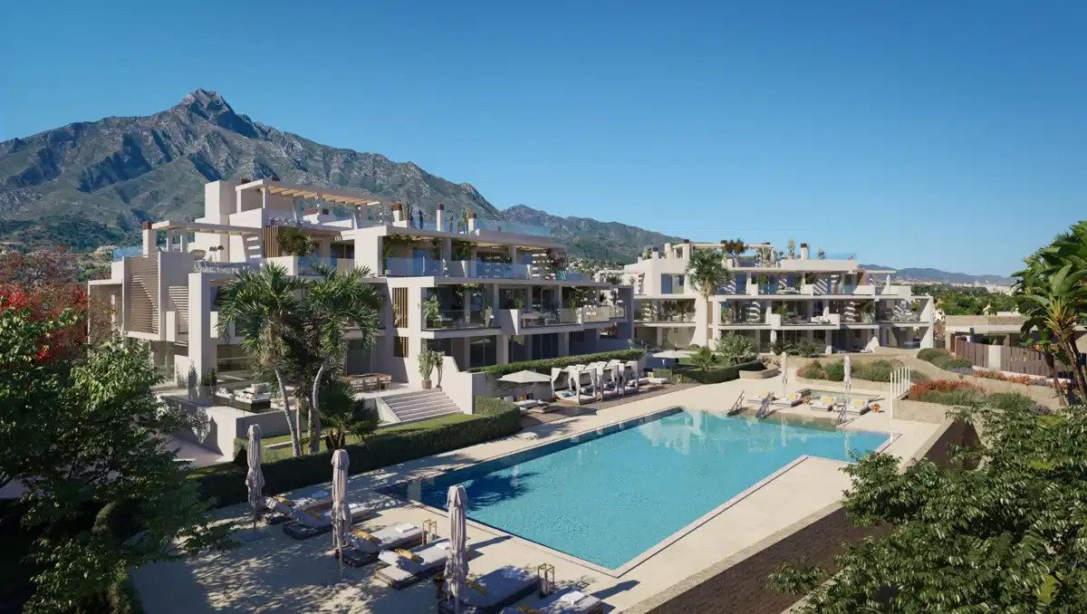 4-Zimmer, 5-Bad-Penthouse mit privatem Pool, Meer- und Bergblick an der Goldenen Meile von Marbella