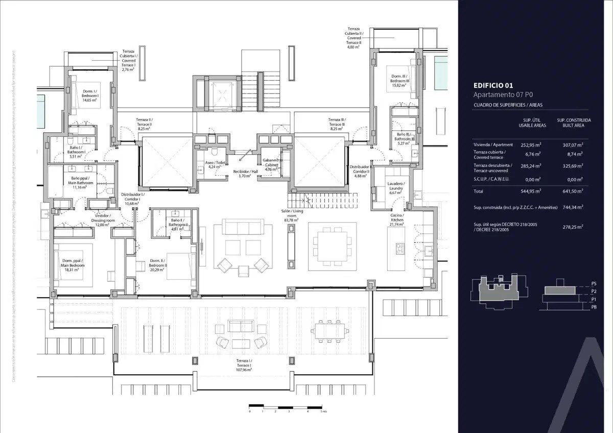 4-Zimmer, 5-Bad-Penthouse mit privatem Pool, Meer- und Bergblick an der Goldenen Meile von Marbella