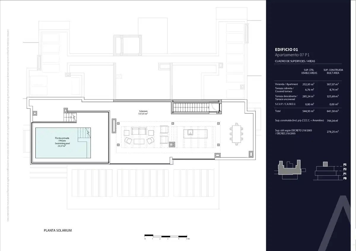 4-Zimmer, 5-Bad-Penthouse mit privatem Pool, Meer- und Bergblick an der Goldenen Meile von Marbella
