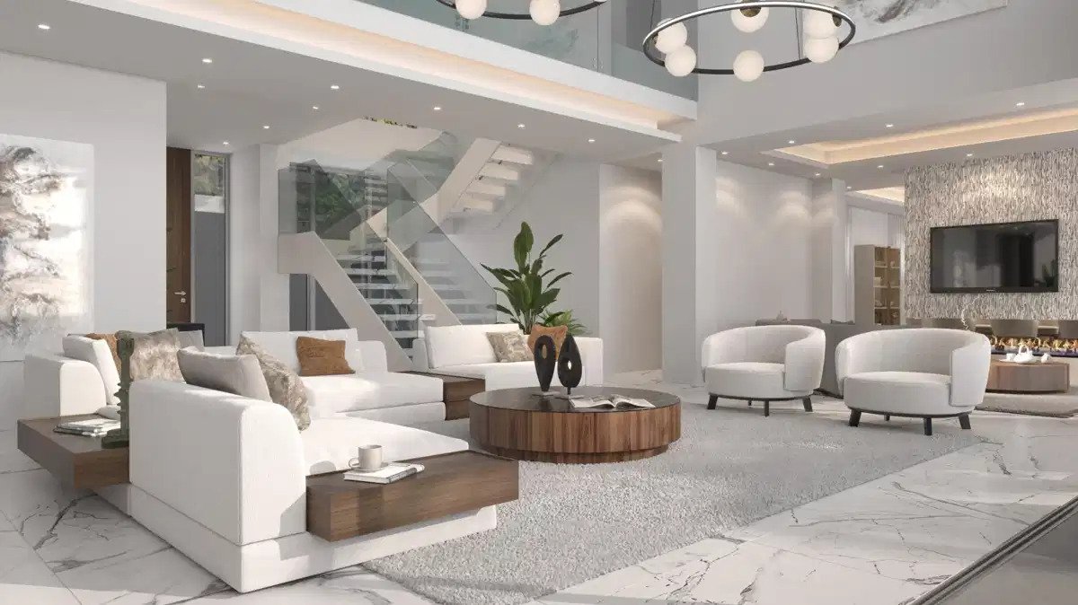 6-Schlafzimmer, 7-Badezimmer Luxusvilla mit Meerblick in El Paraiso Golf, in der Nähe von Estepona