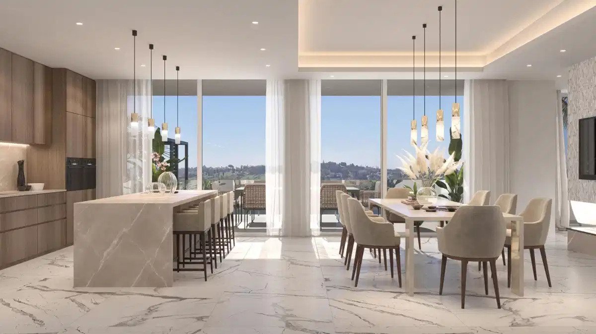 6-Schlafzimmer, 7-Badezimmer Luxusvilla mit Meerblick in El Paraiso Golf, in der Nähe von Estepona