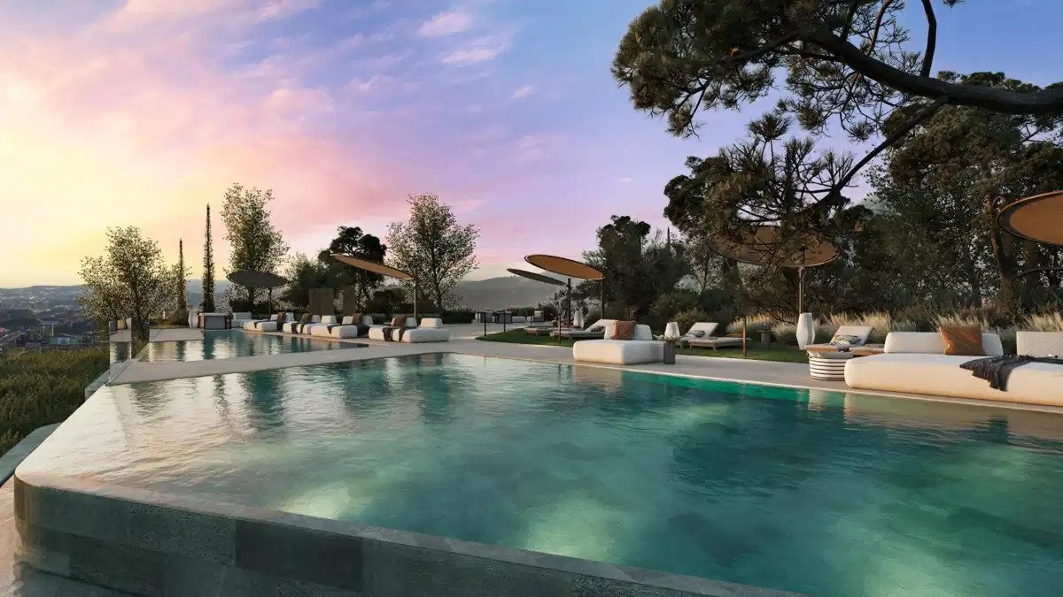 2-Zimmer, 2-Bad Penthouse mit privatem Pool und Meerblick in El Higuerón, Costa del Sol