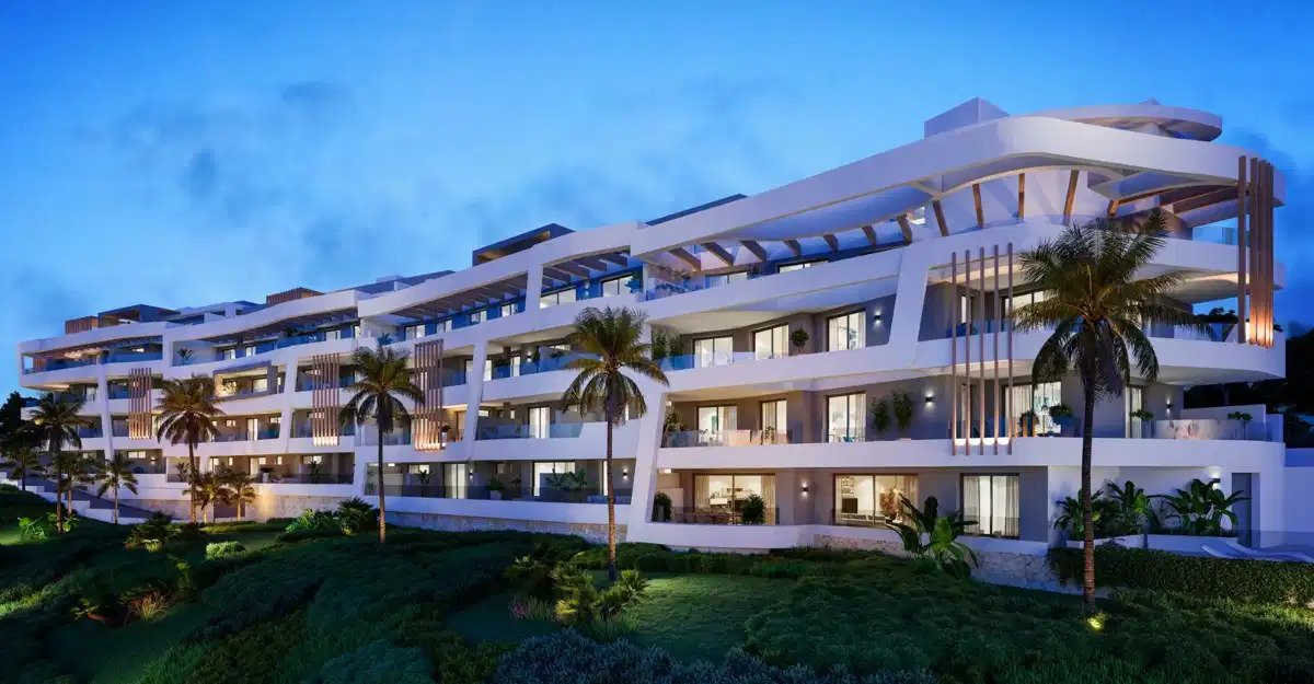 3-Zimmer, 3-Bad Erdgeschosswohnung in einer luxuriösen Urbanisation in Marbella mit Golfblicken