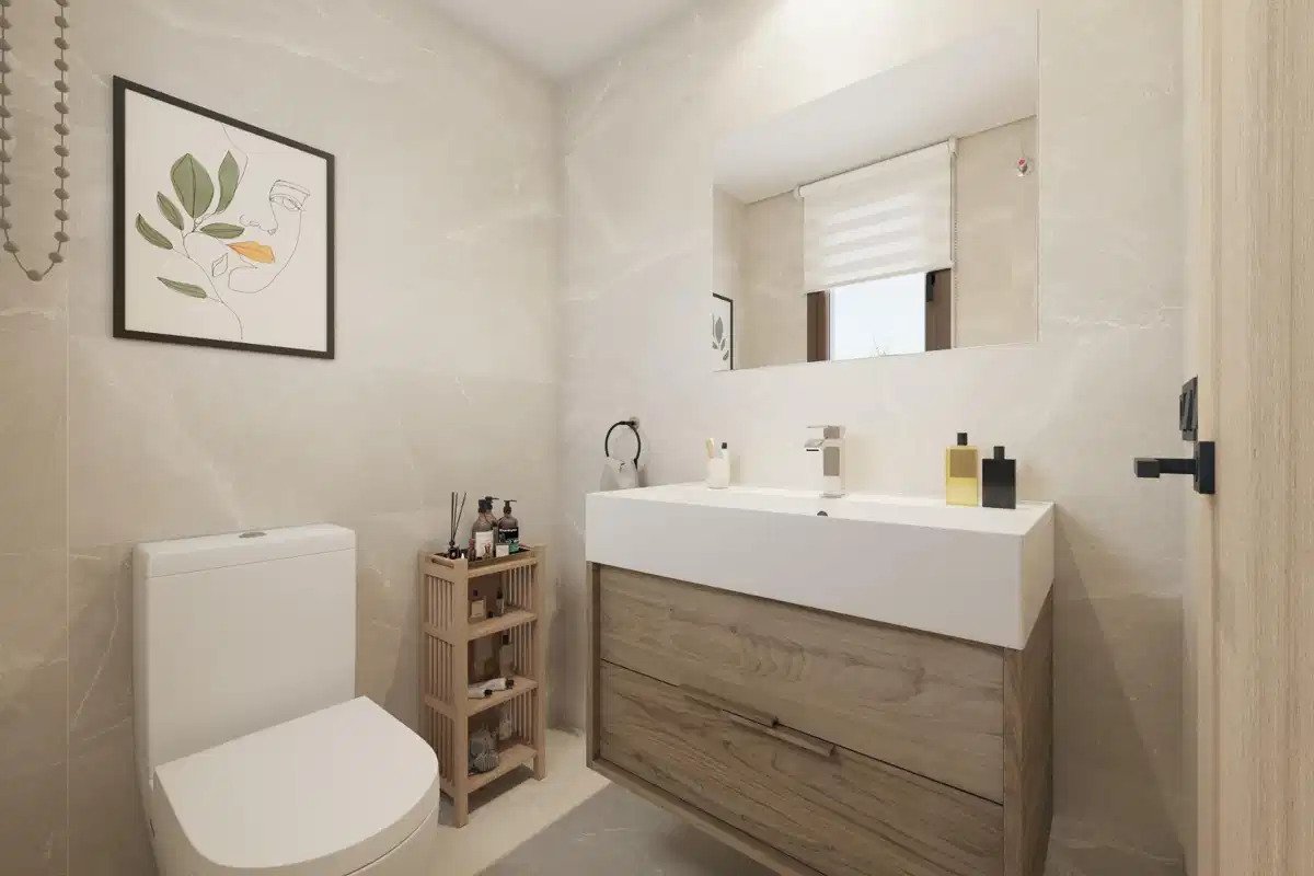3-Zimmer-Reihenhaus mit 2 Badezimmern und Panoramablick auf den Golfplatz und das Tal im La Cala Golf Resort