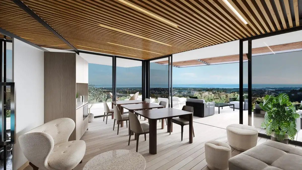 3-Zimmer, 3-Bad Penthouse mit Panoramablick auf das Meer in exklusiver Urbanisation an der Costa del Sol