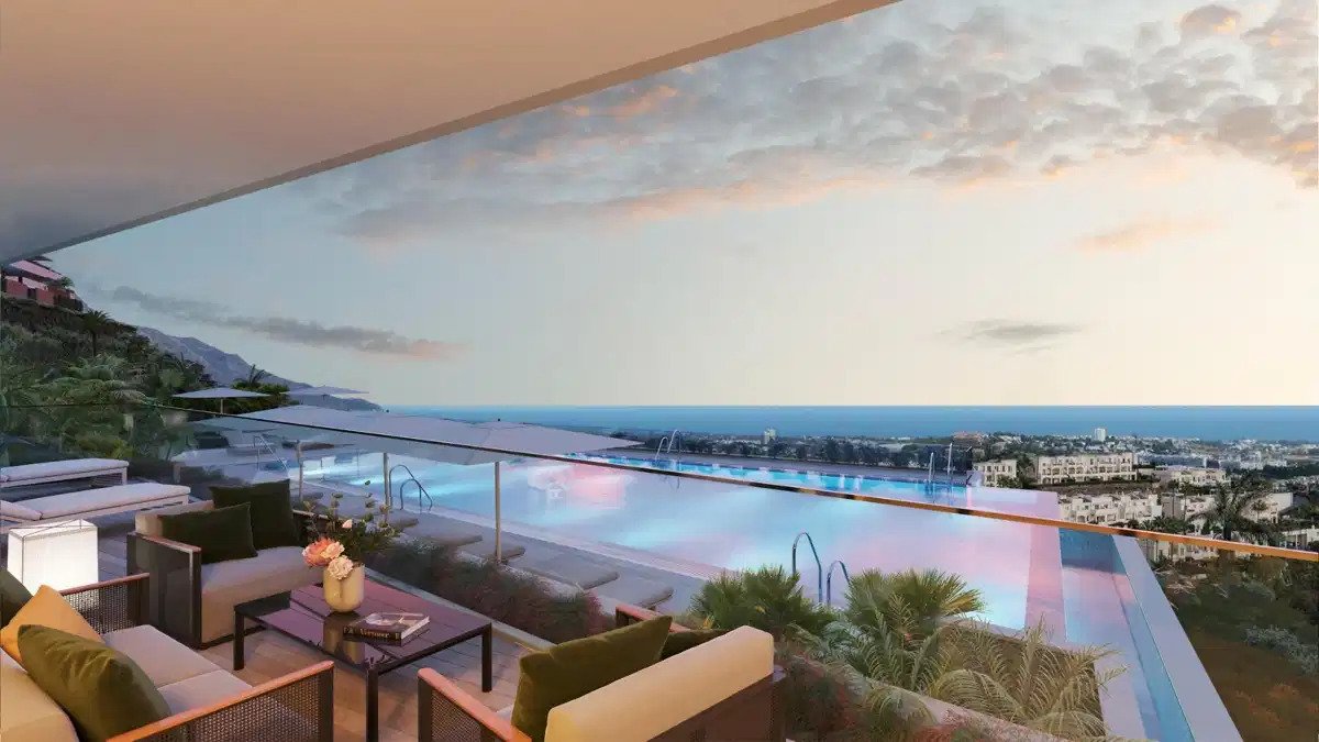 3-Zimmer, 3-Bad Penthouse mit Panoramablick auf das Meer in exklusiver Urbanisation an der Costa del Sol