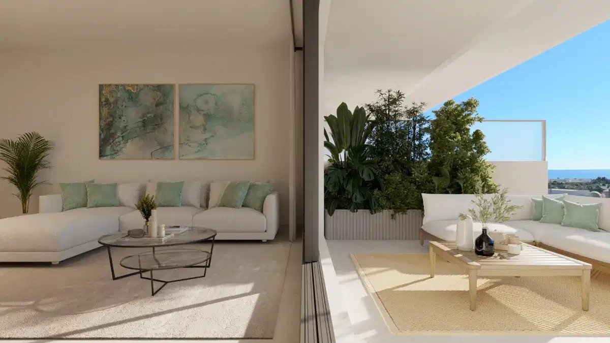 3-Zimmer, 2-Bad Modern Apartments mit Meerblick in Cancelada, Estepona