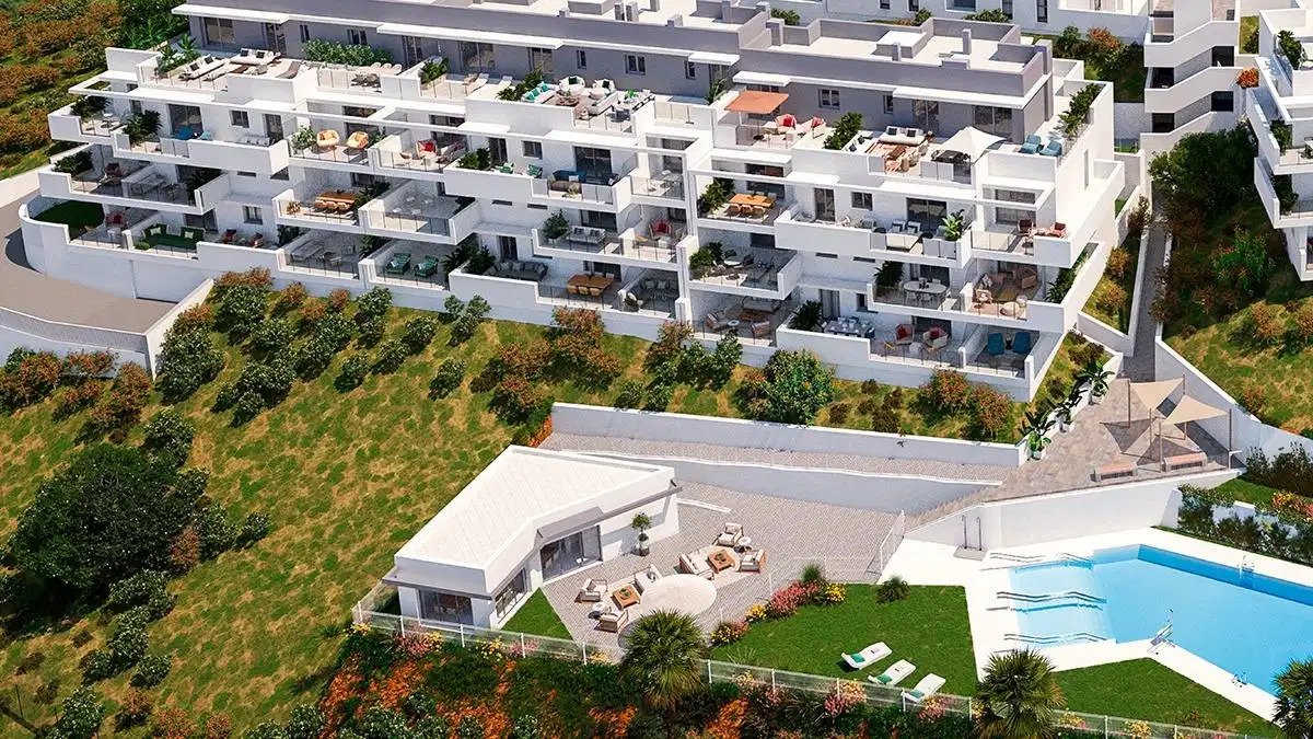 2-Zimmer, 2-Bad Penthouse mit großzügiger Terrasse und Golfblick in La Duquesa, Manilva