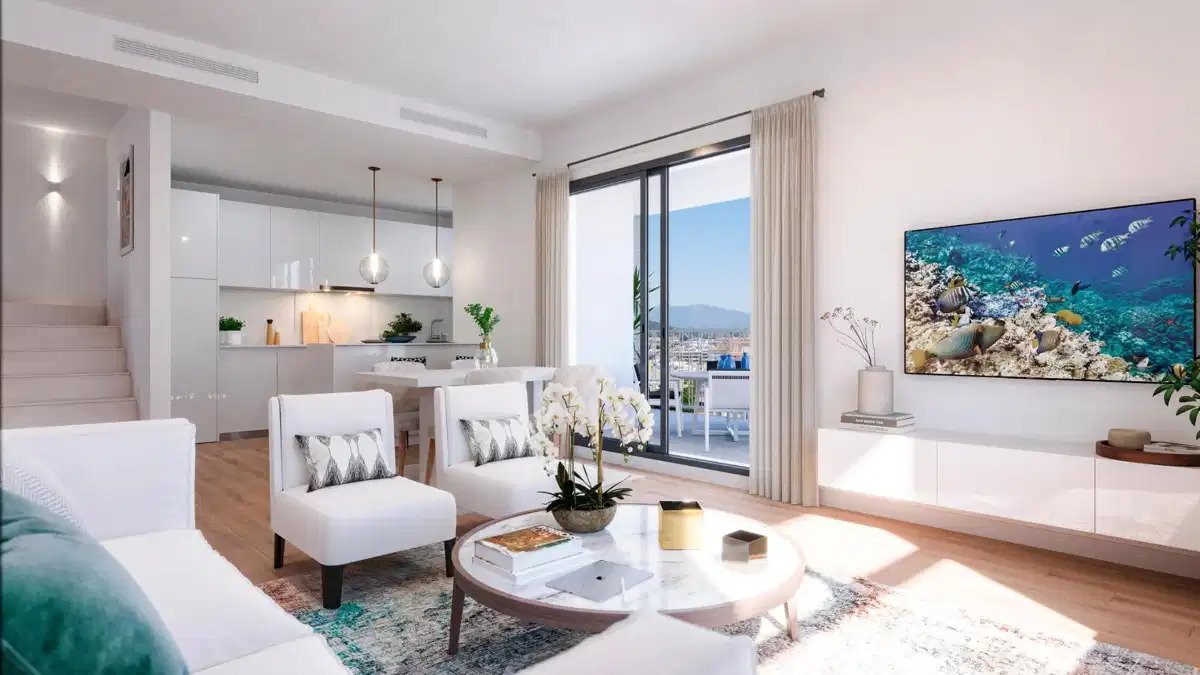 2-Zimmer, 2-Bad-Wohnung in Estepona mit großzügigen Terrassen und modernen Annehmlichkeiten