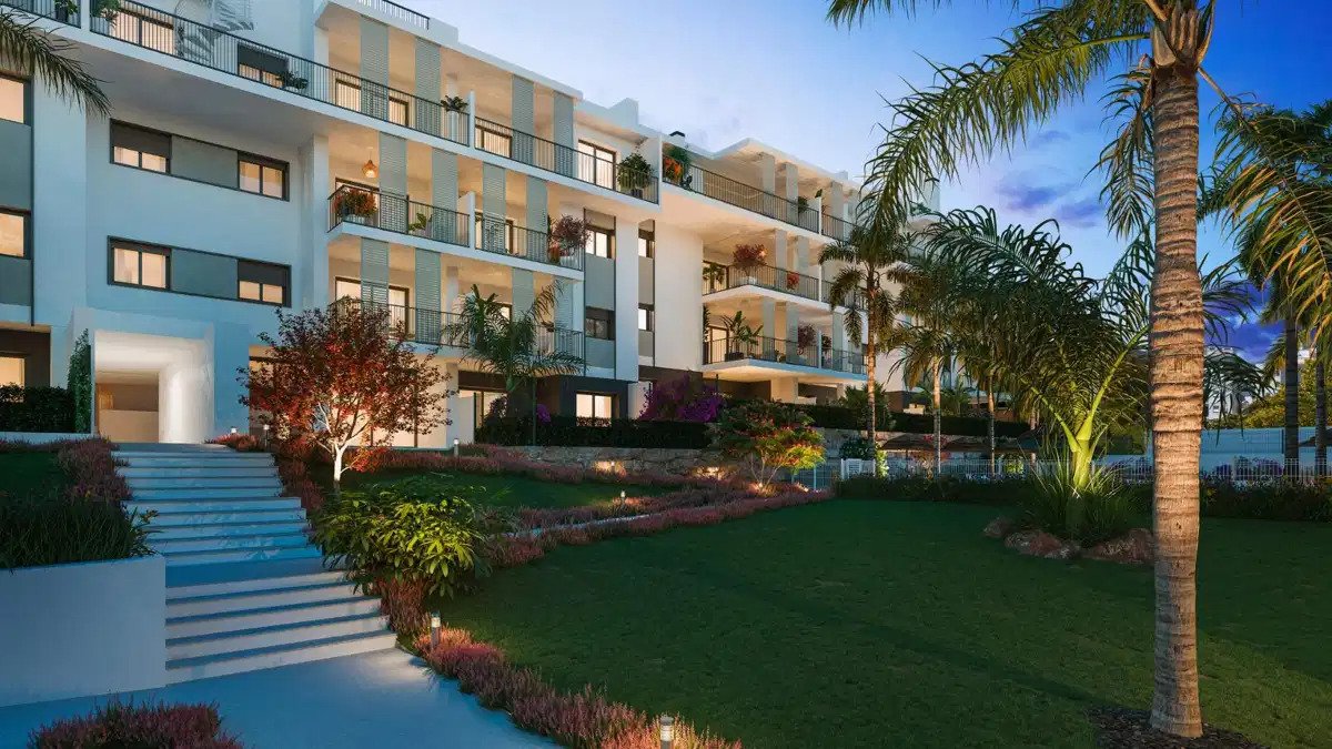 2-Zimmer, 2-Bad-Wohnung in Estepona mit großzügigen Terrassen und modernen Annehmlichkeiten