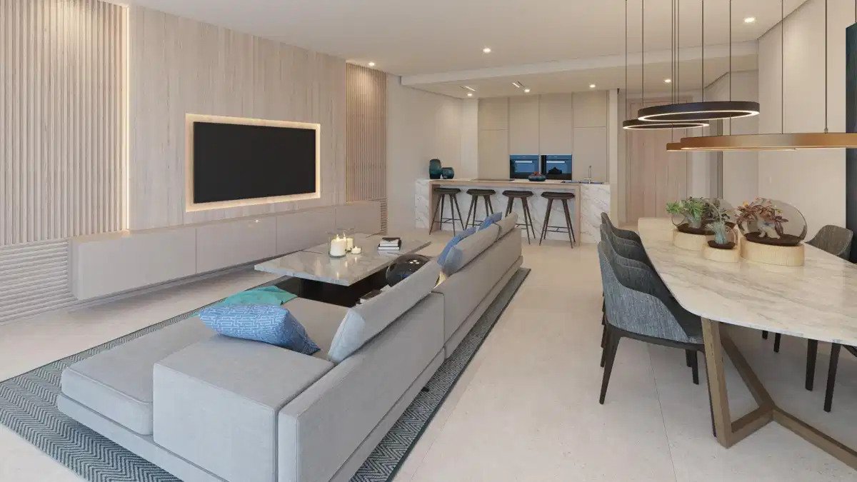 3-Zimmer, 2-Bad-Wohnung mit Meer- und Bergblick in Marbella-Benahavís Hills